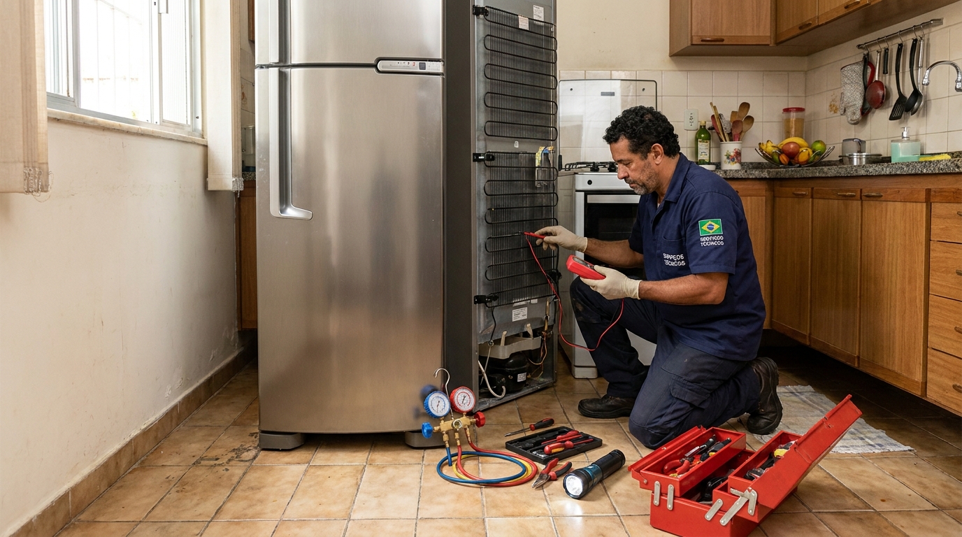 Manutenção na refrigeração em Praia Grande-SP